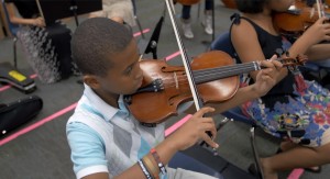 boy on violin